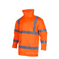 Wasserdichtes Winter-Fleece-Hoodie reflektiert Sicherheit Hi-Vis-Jacke